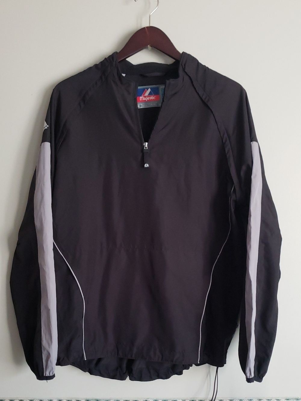 Majestic Black Baseball Warm-Up Jacket
